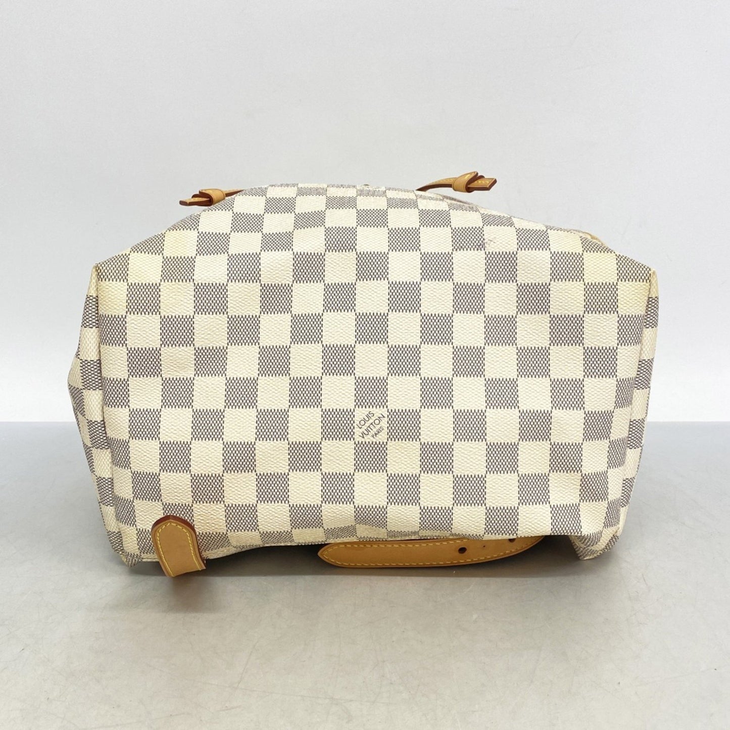Louis Vuitton Sperone, White, Canvas, backpack