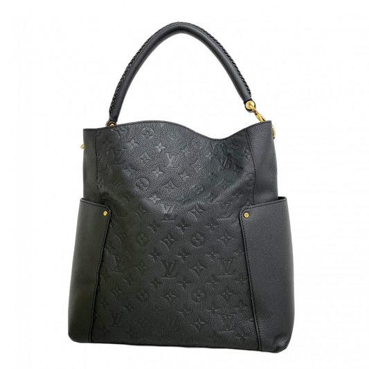 Louis Vuitton Bagatelle, Black, Leather, shoulder