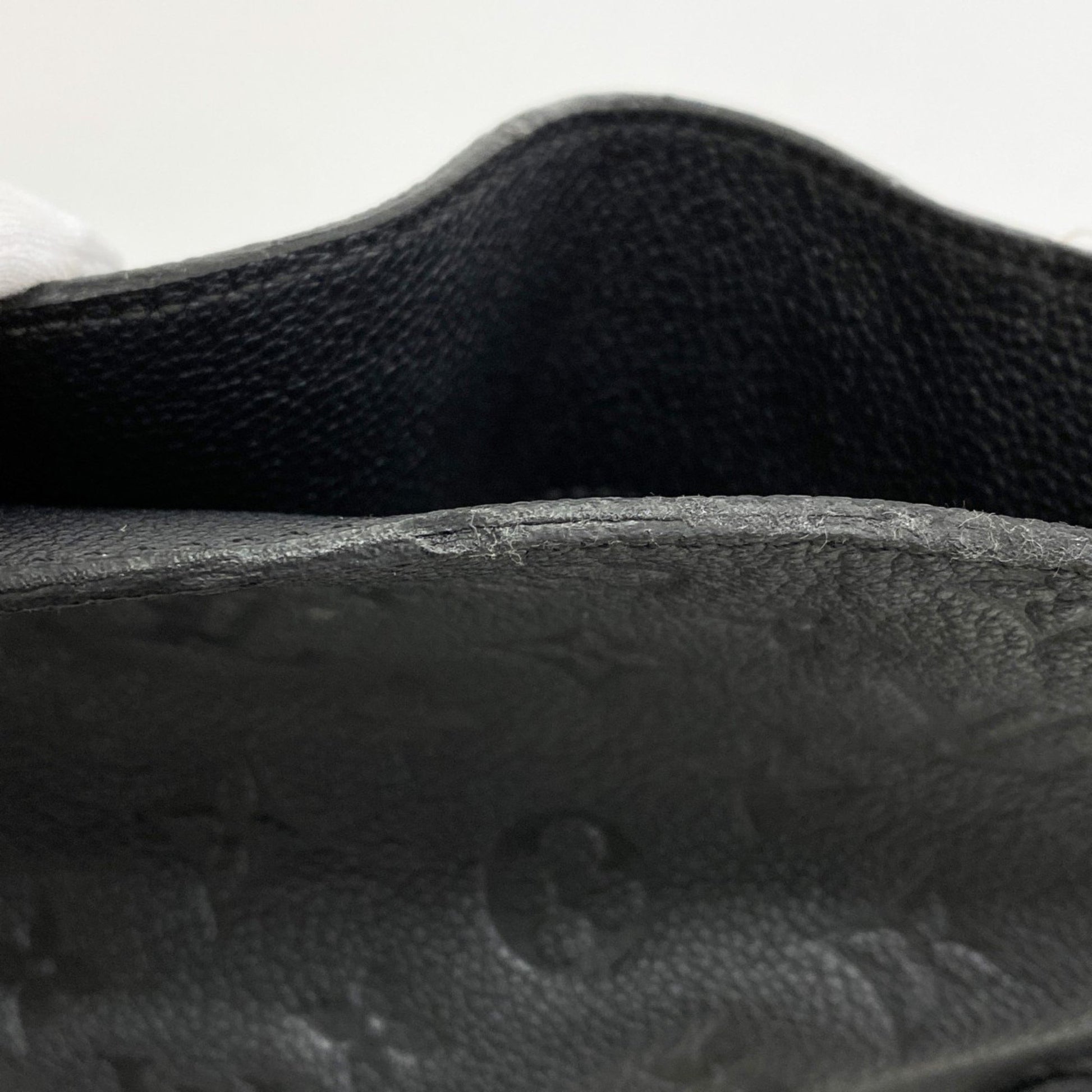 Louis Vuitton Bagatelle, Black, Leather, shoulder