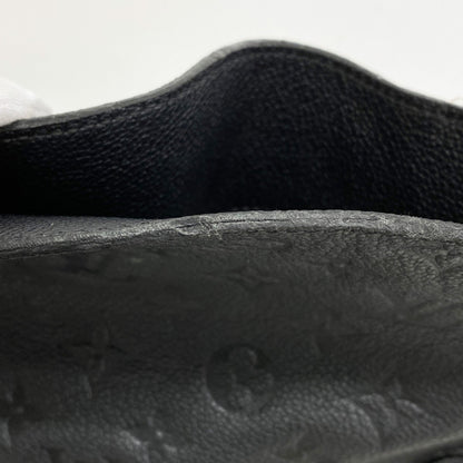 Louis Vuitton Bagatelle, Black, Leather, shoulder