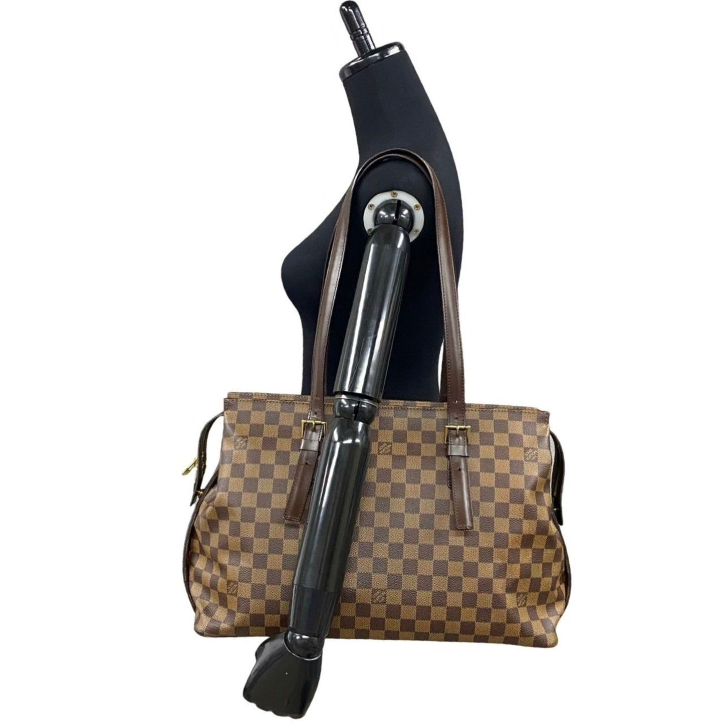 Louis Vuitton Chelsea, Brown, Canvas, tote