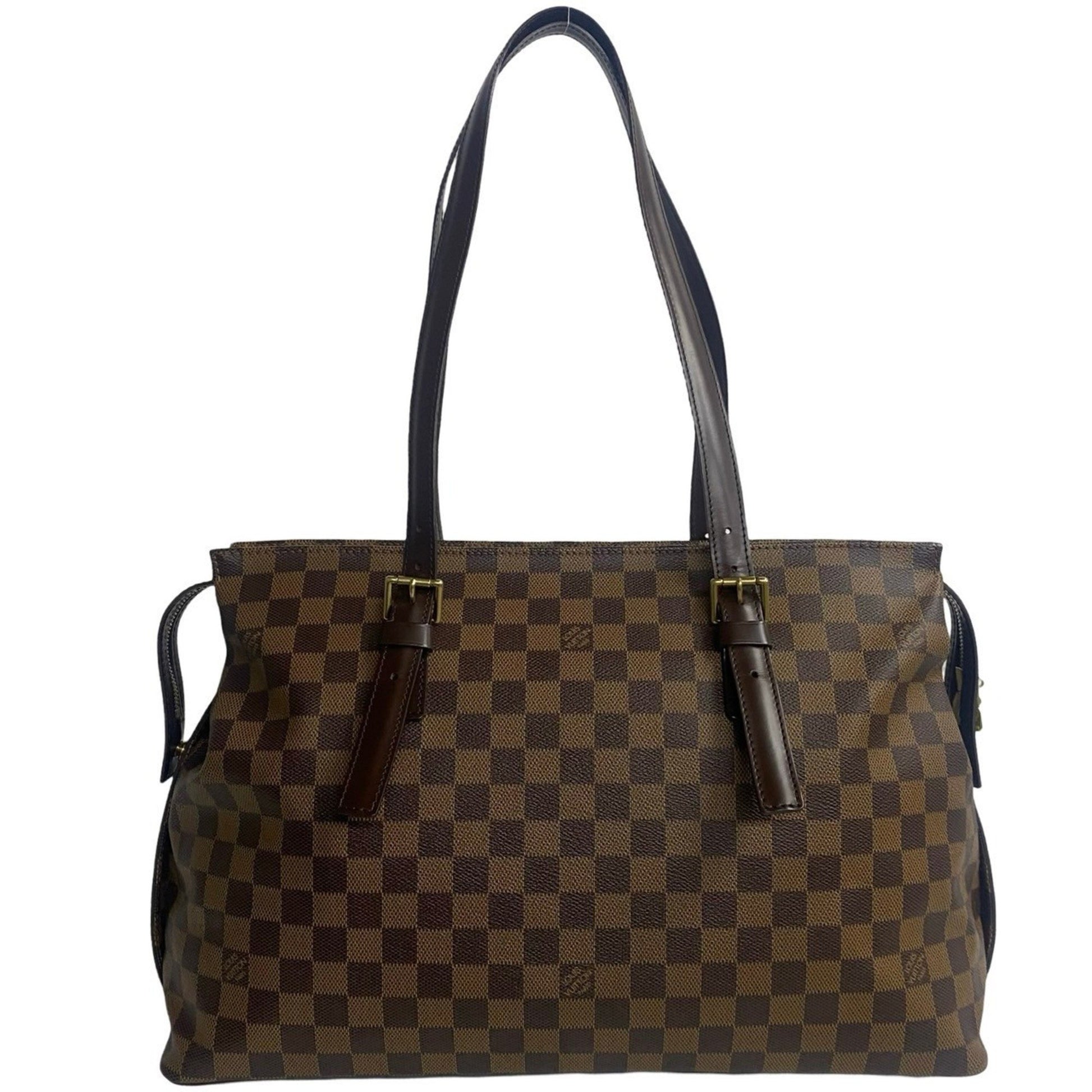 Louis Vuitton Chelsea, Brown, Canvas, tote
