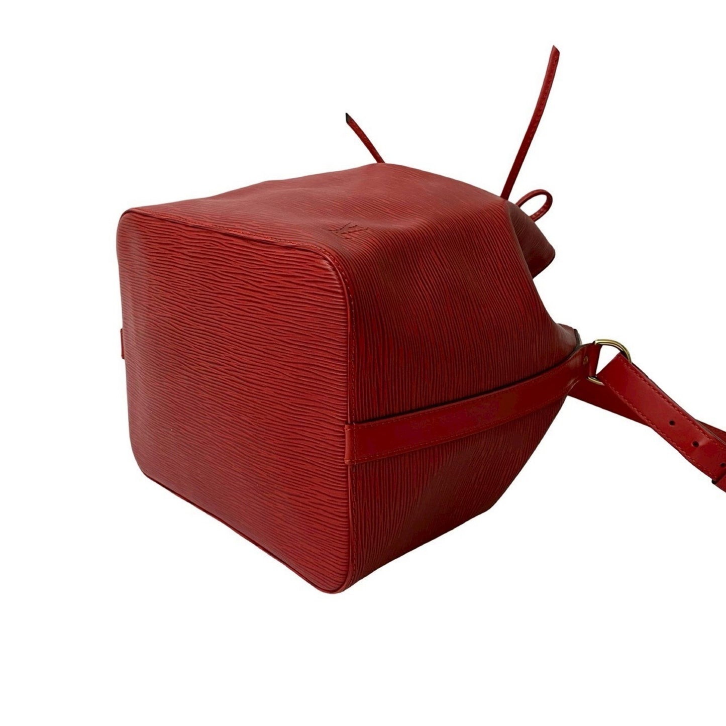 Louis Vuitton Petit Noé, Red, Leather, shoulder