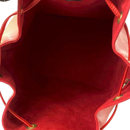 Louis Vuitton Petit Noé, Red, Leather, shoulder