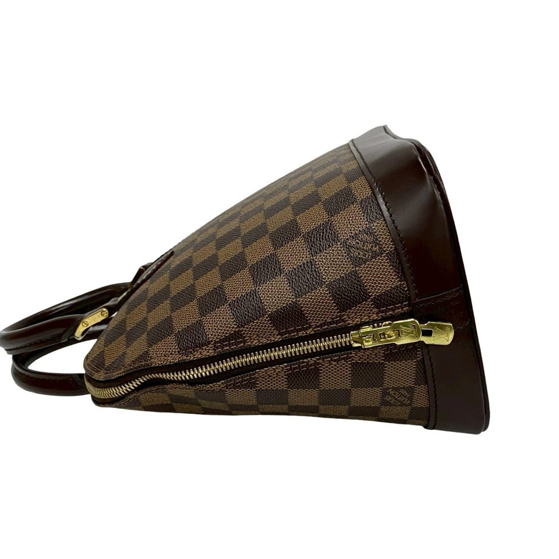 Louis Vuitton Alma, Brown, Leather, handbag