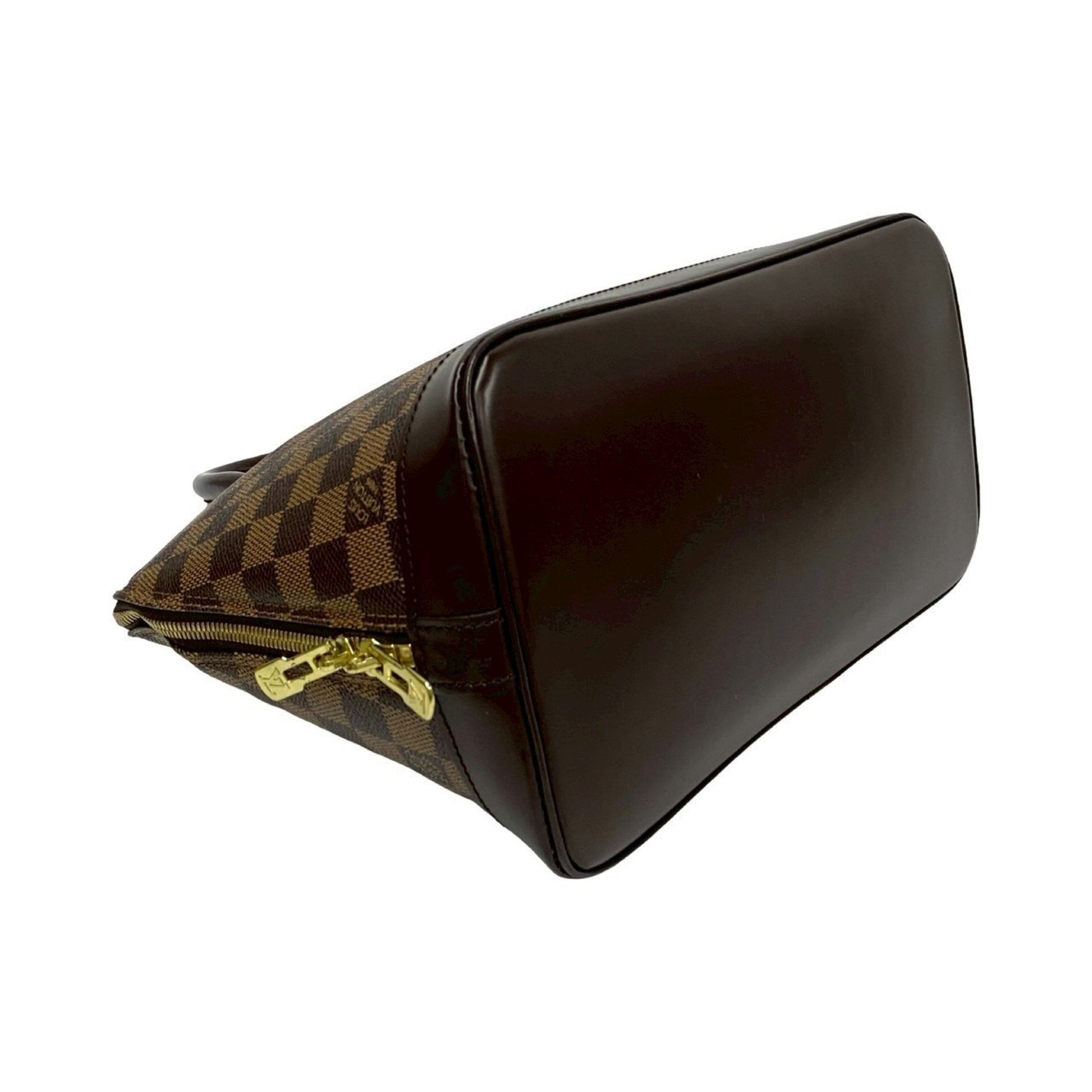Louis Vuitton Alma, Brown, Leather, handbag