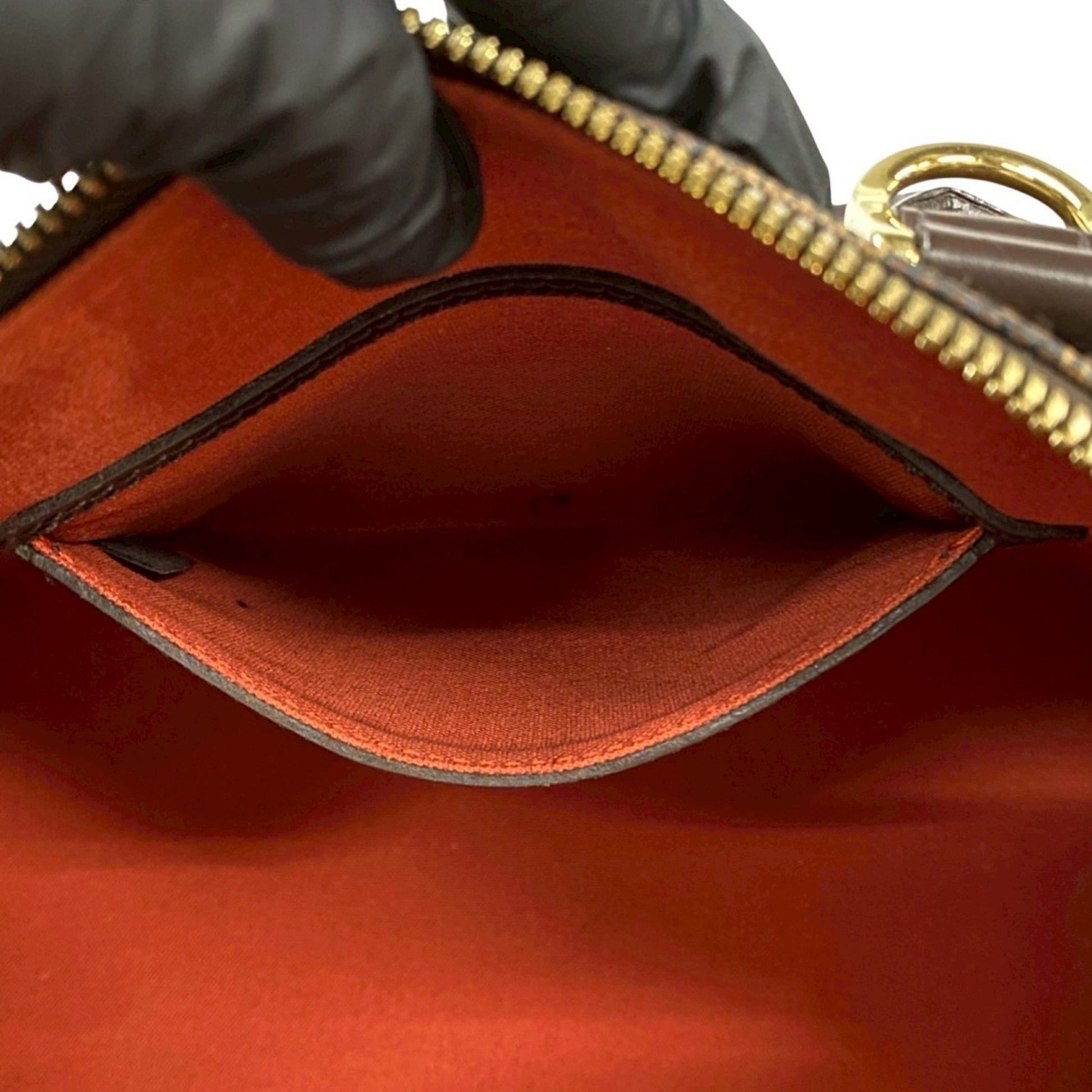 Louis Vuitton Alma, Brown, Leather, handbag