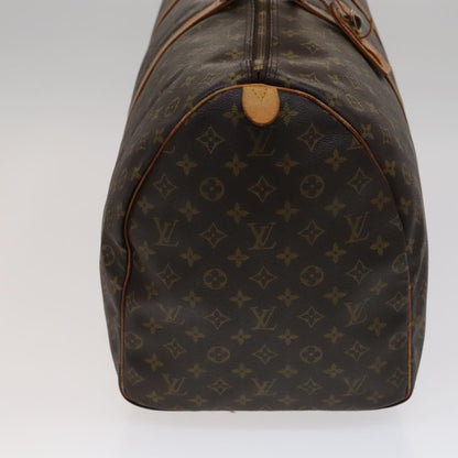 Louis Vuitton Keepall 60, Brown, Canvas, travel