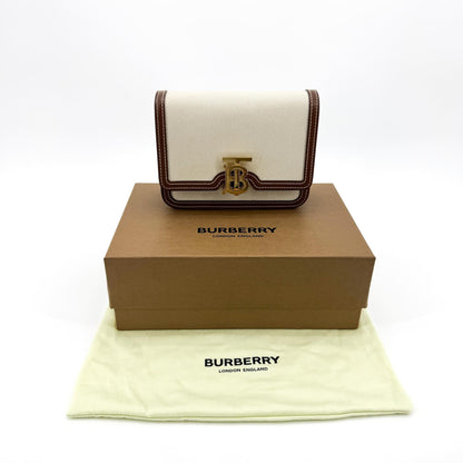Burberry TB Shoulder Bag Canvas, Brown, Other, Shoulder Bag