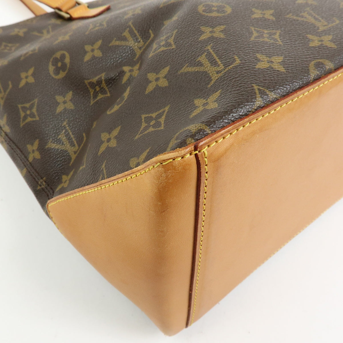 Louis Vuitton Cabas Mezzo Monogram Canvas, Brown, Canvas, Tote Bag