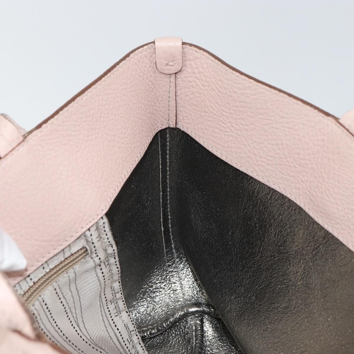 Salvatore Ferragamo Gancini Tote Leather, Pink, Leather, Tote Bag