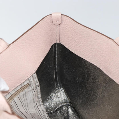 Salvatore Ferragamo Gancini Tote Leather, Pink, Leather, Tote Bag