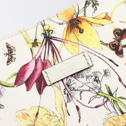 Gucci Open Flora Canvas, Multicolour, Canvas, Tote Bag