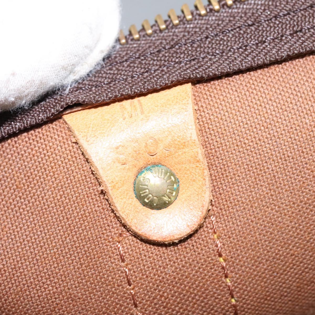 Louis Vuitton Keepall 60, Brown, Canvas, travel