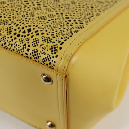 Salvatore Ferragamo Vara, Yellow, Leather, shoulder