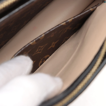 Louis Vuitton Trunk Clutch Reverse Monogram Canvas, BROWN, LEATHER, Shoulder bag