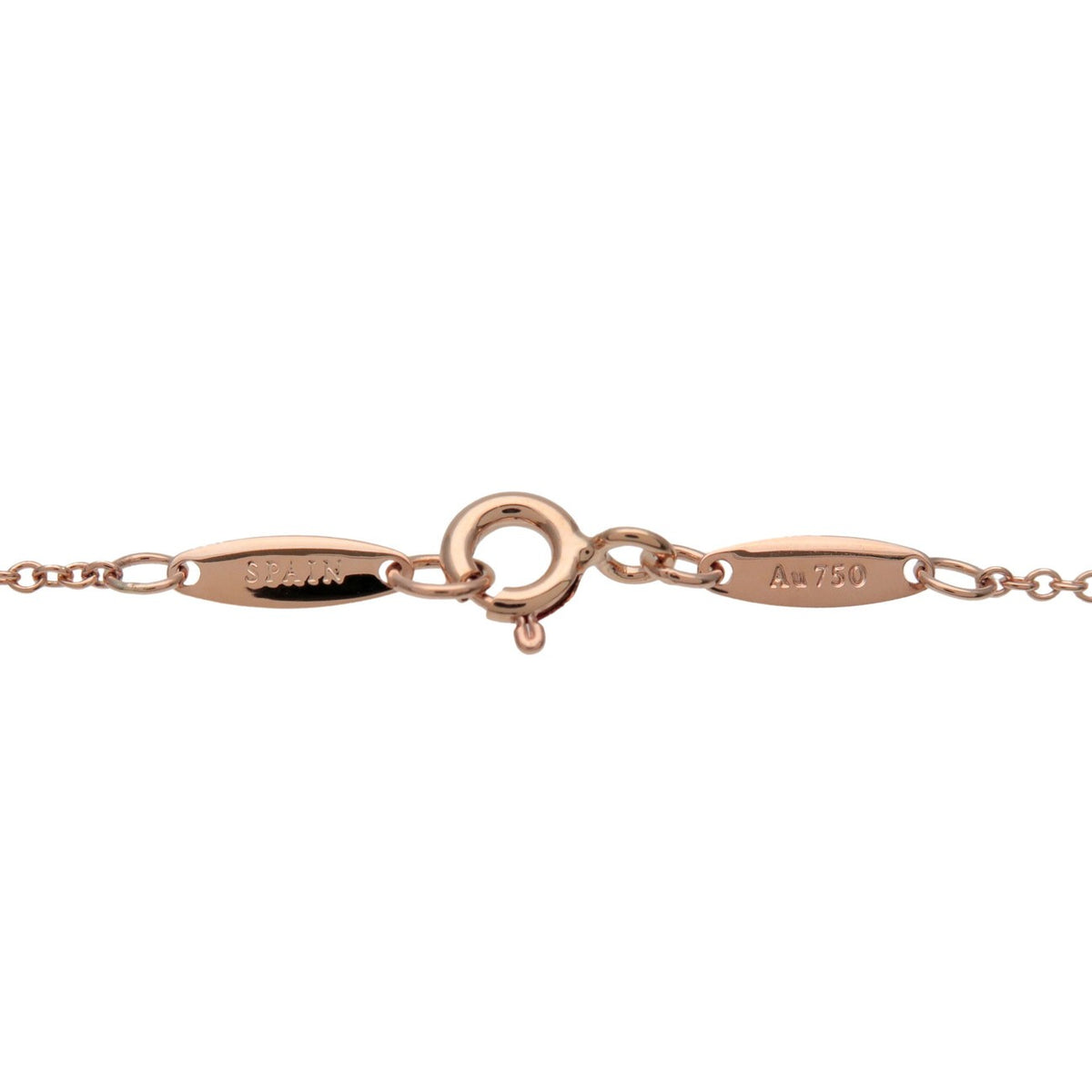 Tiffany & Co. Elsa Peretti Diamonds By The Yard Pendant 18K Rose Gold, Gold, Rose Gold, Necklace