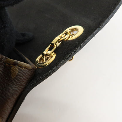 Louis Vuitton Pallas Chain Monogram Canvas and Calfskin, Brown, Canvas, Shoulder Bag