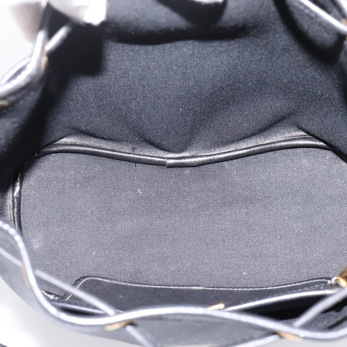 Christian Dior Vintage Honeycomb Canvas, Black, Canvas, Shoulder Bag