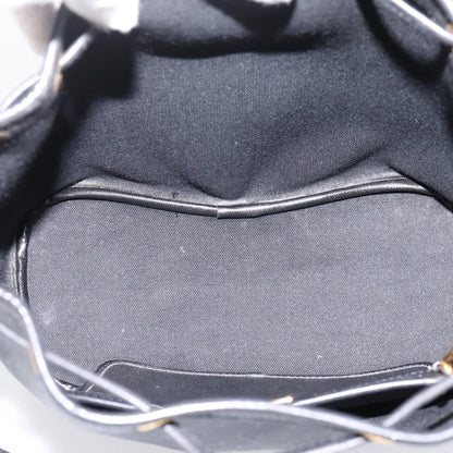 Christian Dior Vintage Honeycomb Canvas, Black, Canvas, Shoulder Bag