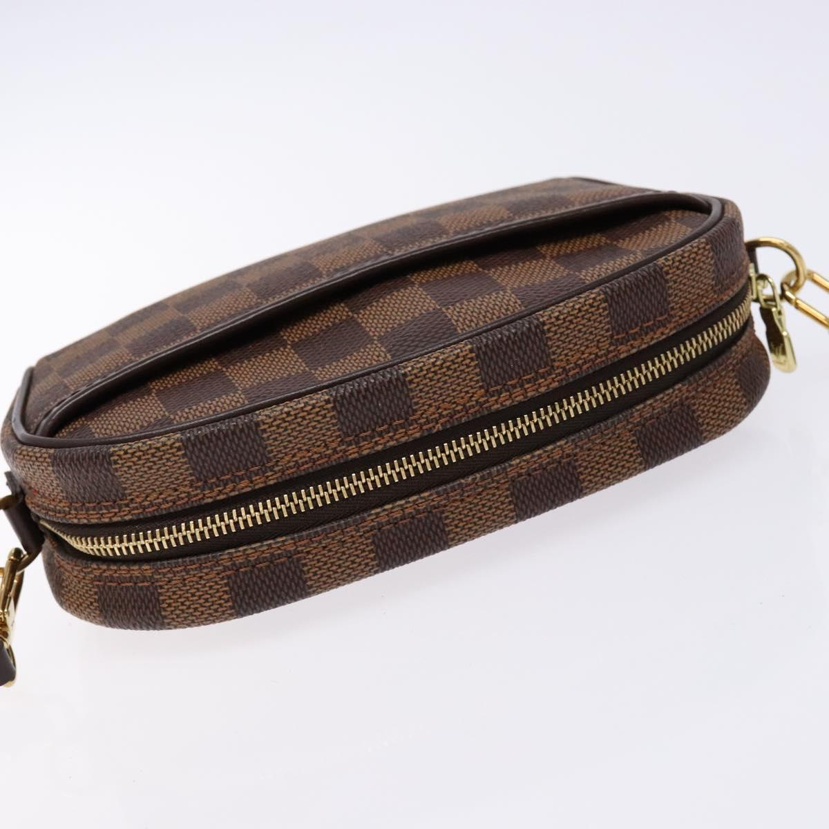 Louis Vuitton Ipanema, Brown, Canvas, shoulder