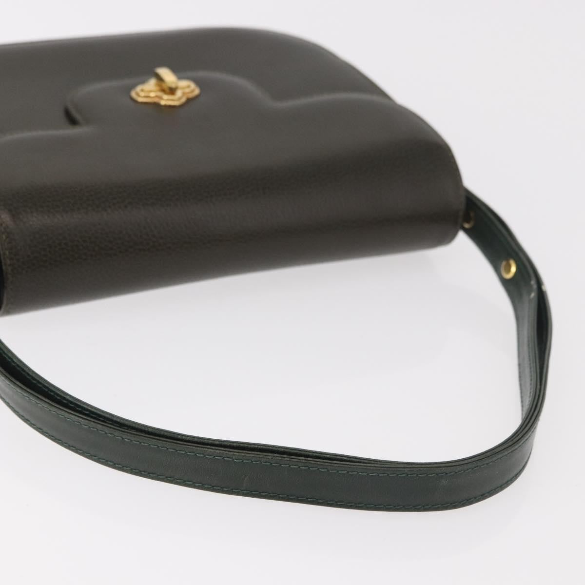 Bally Handbag Leather, Green, Leather, Handbag