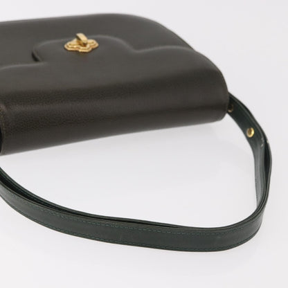 Bally Handbag Leather, Green, Leather, Handbag