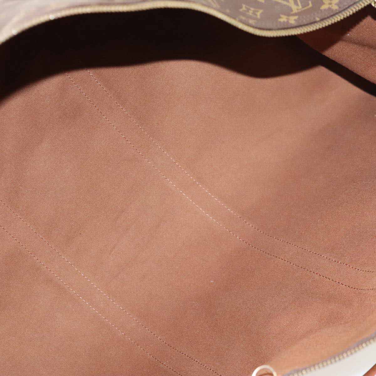 Louis Vuitton Keepall 60, Brown, Canvas, travel
