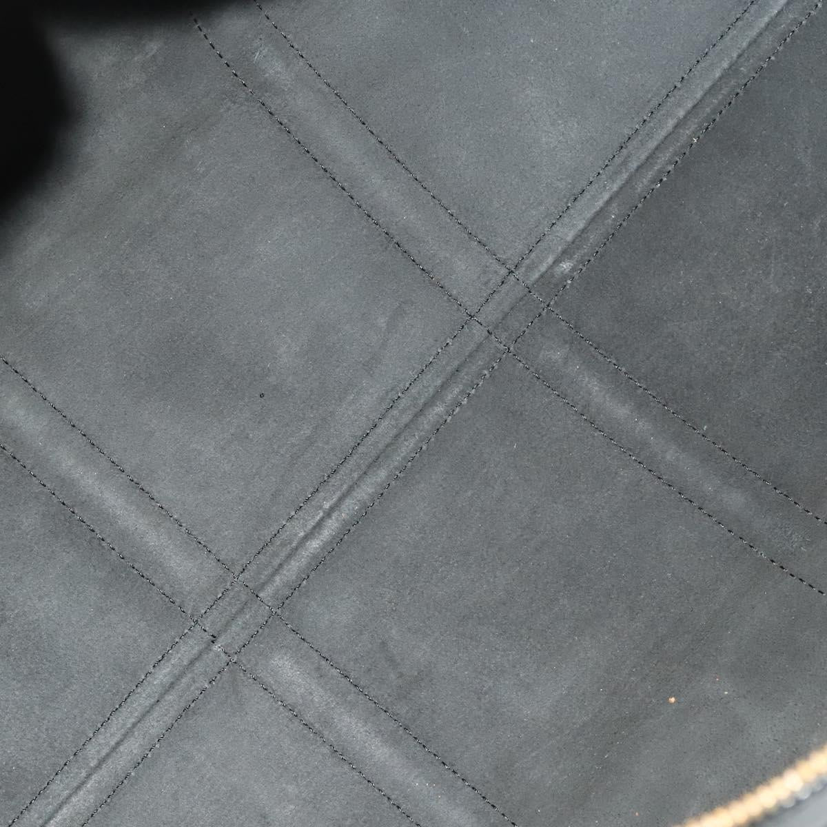 Louis Vuitton Keepall 50, Black, Leather, travel
