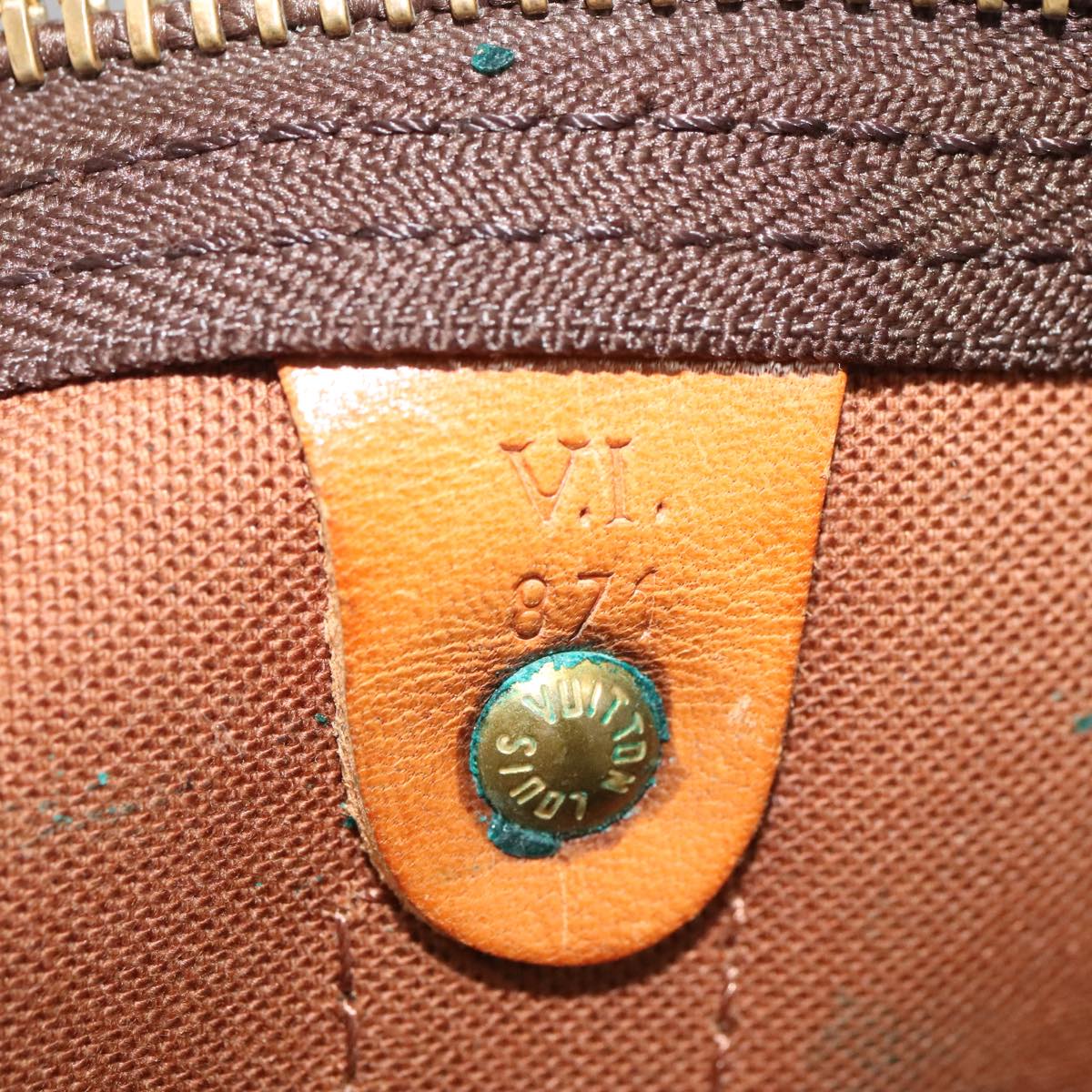 Louis Vuitton Keepall 60, Brown, Canvas, travel