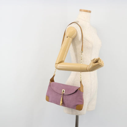 Gucci Tiger Charm Suede, Multicolour, Suede, Shoulder Bag