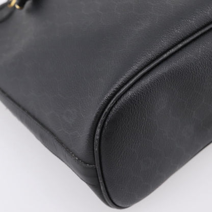 Christian Dior Vintage Honeycomb Canvas, Black, Canvas, Shoulder Bag