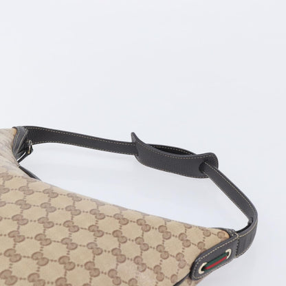 Gucci Nice Hobo Patent Canvas, Beige, Canvas, Shoulder Bag