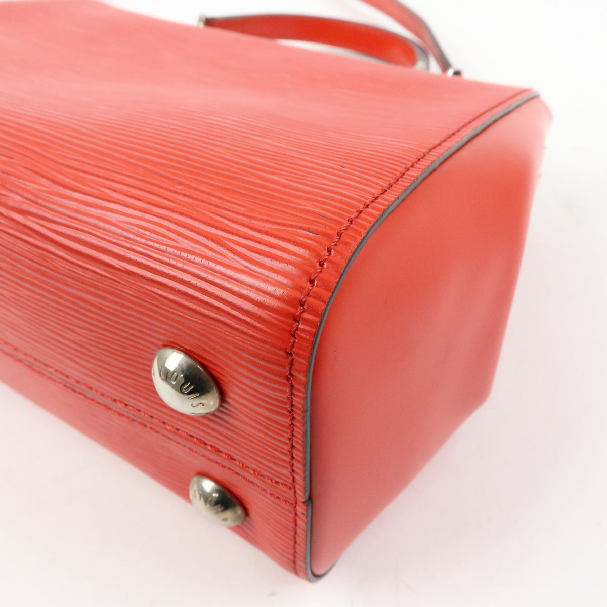 Louis Vuitton Cluny Top Handle Epi Leather, Red, Leather, Handbag