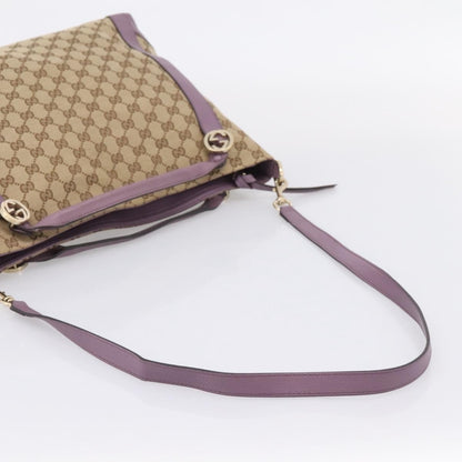 Gucci Shoulder Canvas, Beige, Canvas, Shoulder Bag