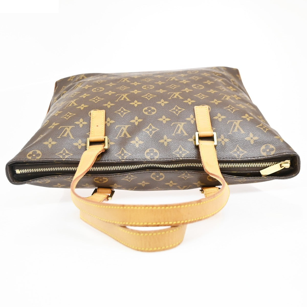 Louis Vuitton Cabas Mezzo Monogram Canvas, Brown, Canvas, Tote Bag