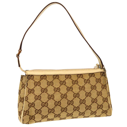 Gucci Jolicoeur Pochette GG Canvas, Beige, Canvas, Clutch
