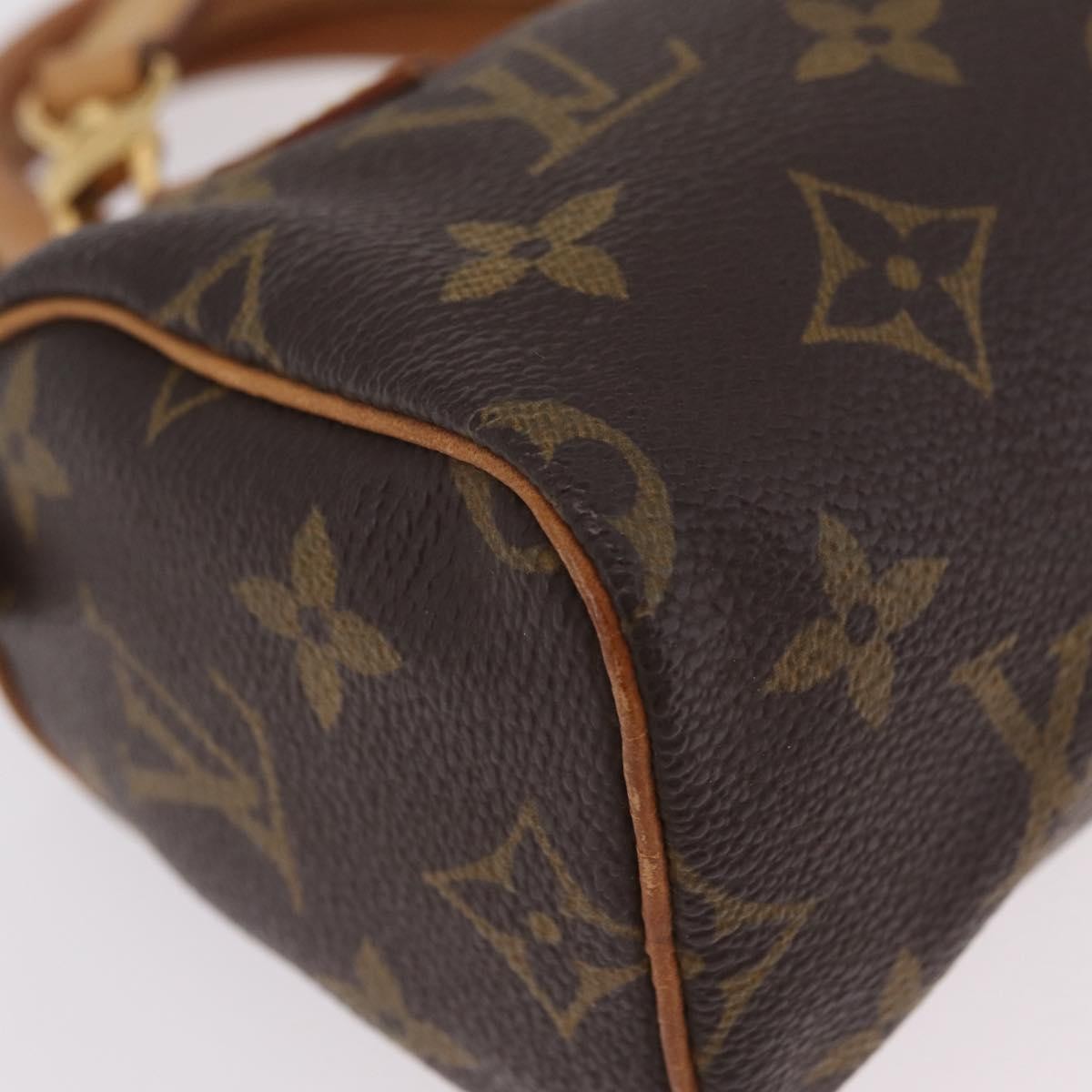 Louis Vuitton Speedy Mini HL Monogram Canvas, Brown, Canvas, Handbag