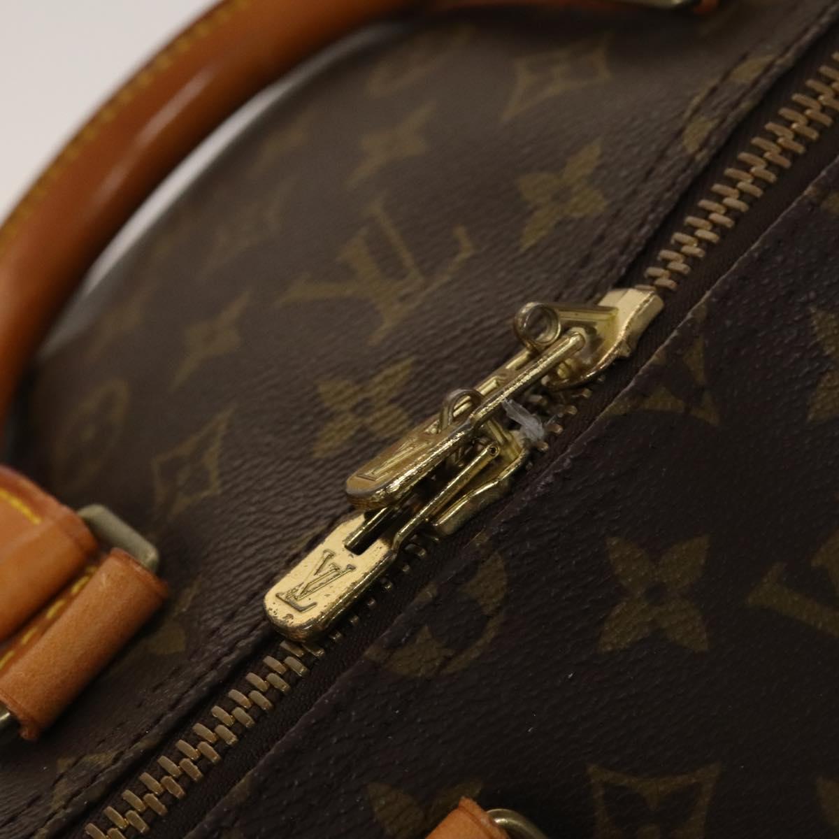 Louis Vuitton Keepall 55, Brown, Canvas, travel