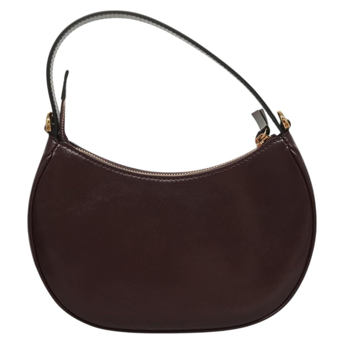 Versace, Brown, Leather, shoulder
