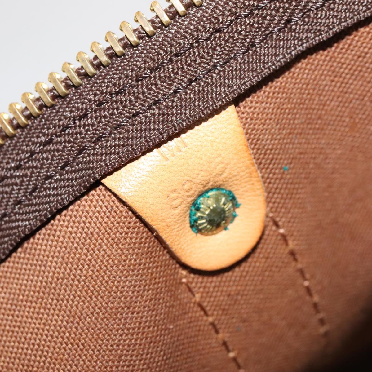Louis Vuitton Keepall 55, Brown, Canvas, travel