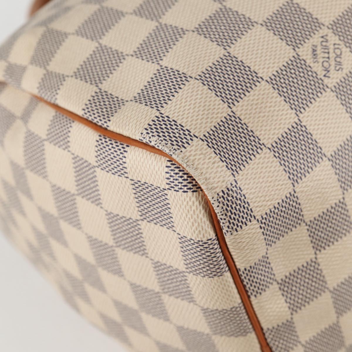 Louis Vuitton Speedy 30, White, Canvas, handbag