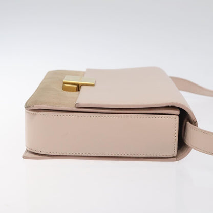 Yves Saint Laurent, Pink, Leather, shoulder