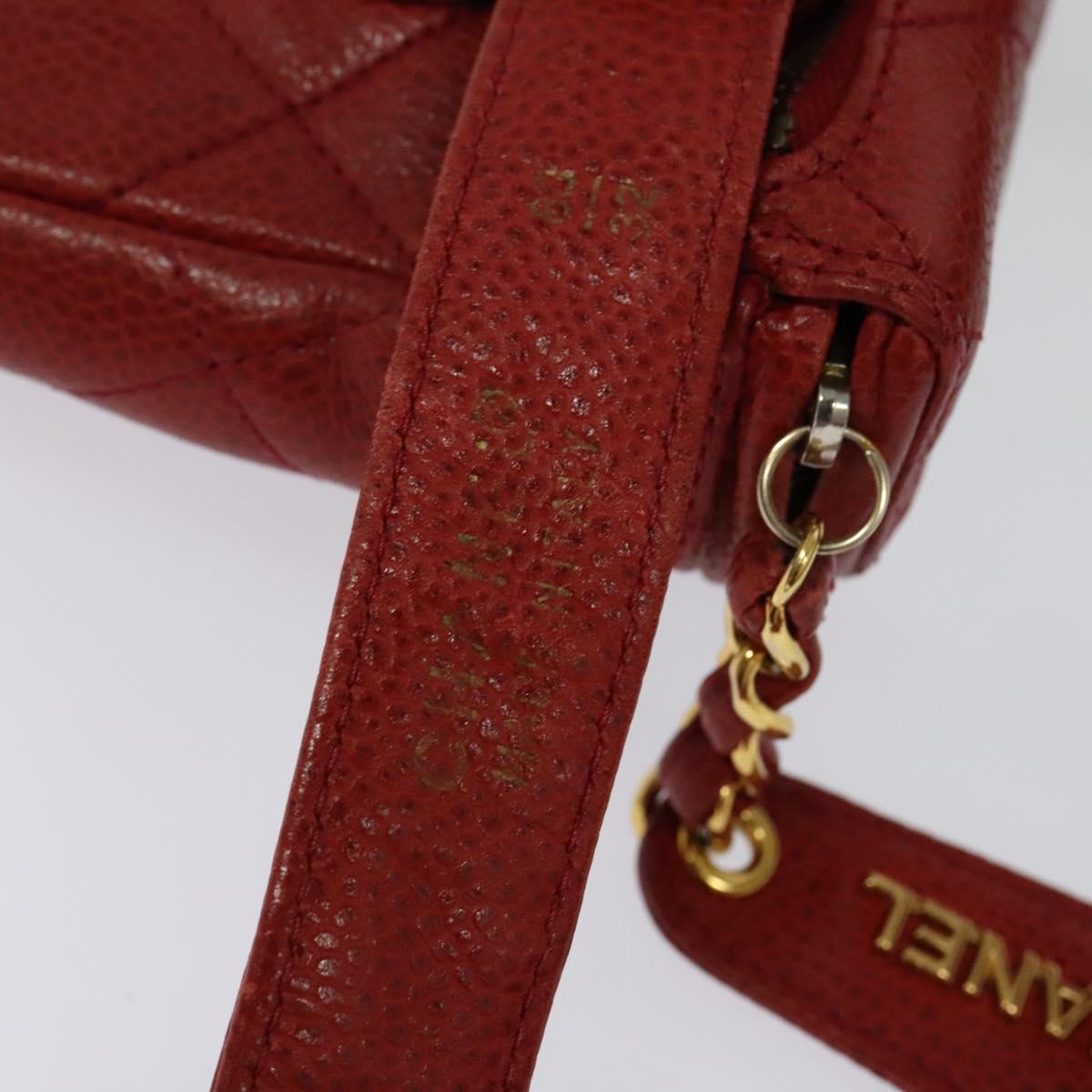 Chanel Bicolore, Red, Leather, shoulder