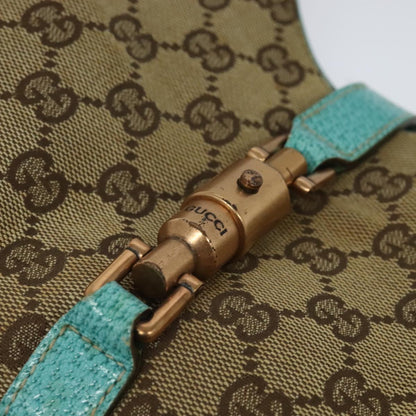 Gucci Jackie, Beige, Canvas, shoulder