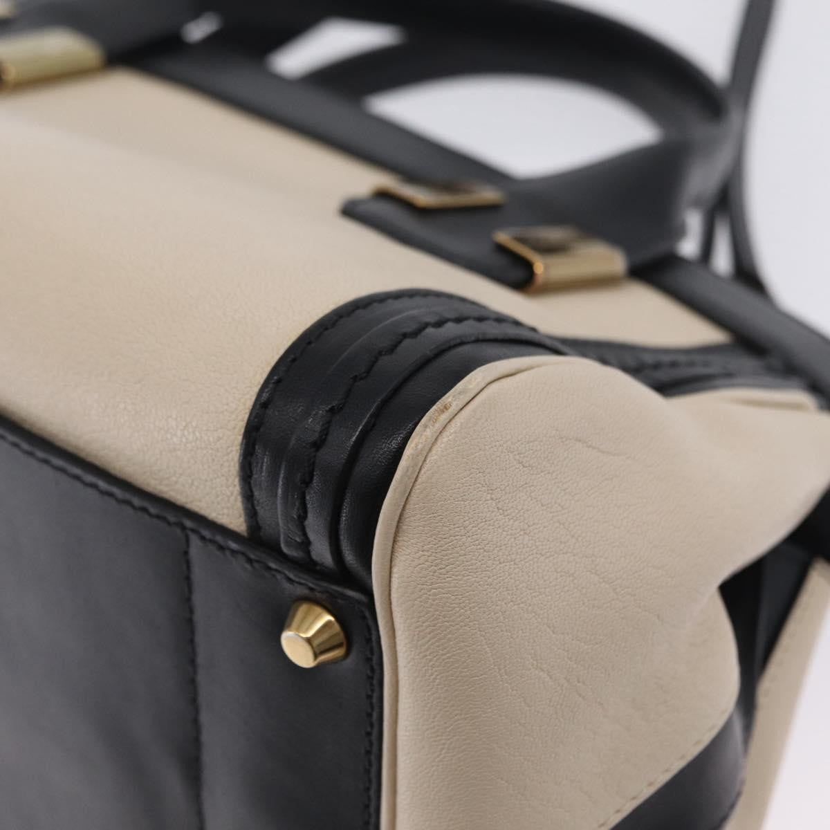Chloe Alice Satchel Leather, Black, Leather, Handbag