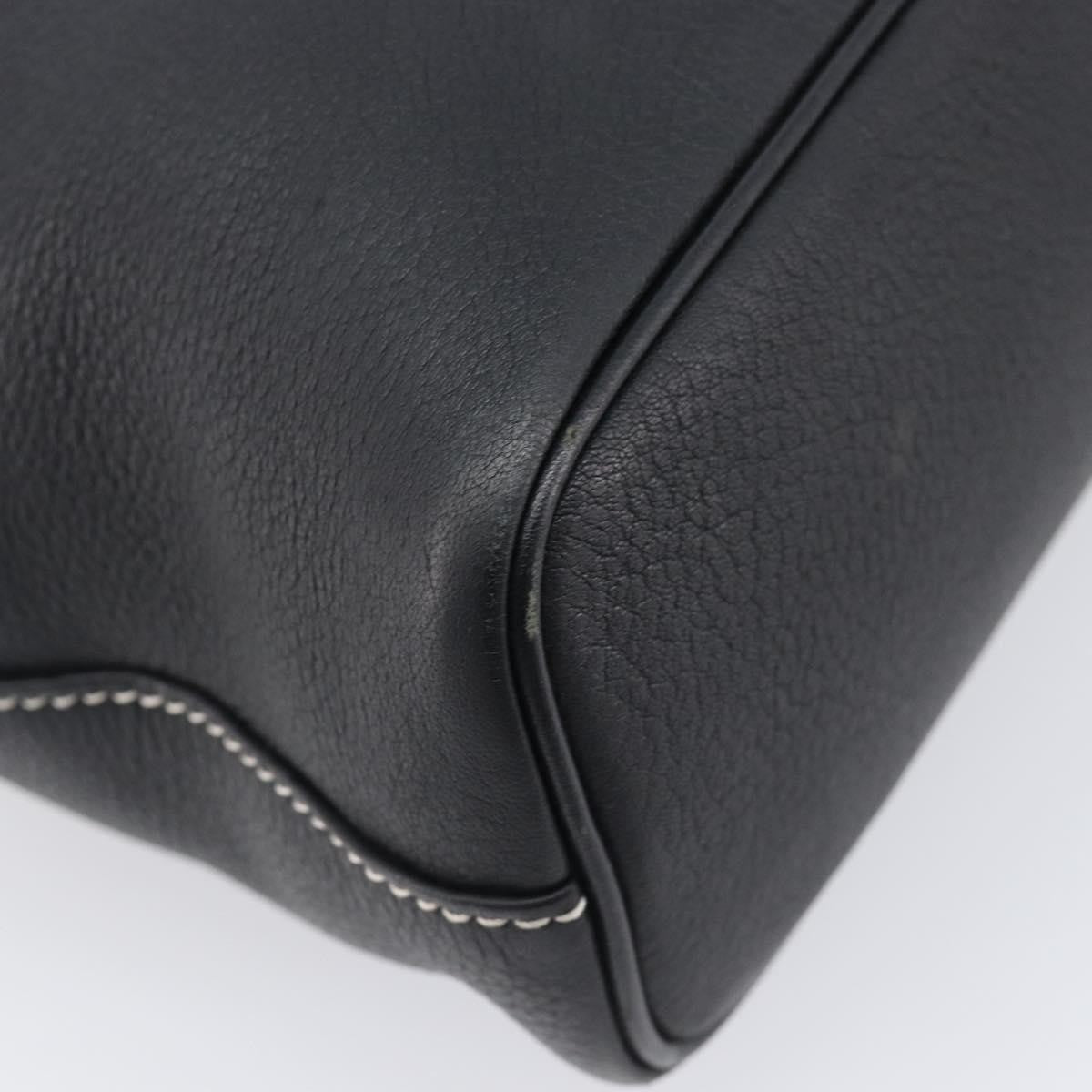 Burberry Vintage Leather, Black, Leather, Tote Bag