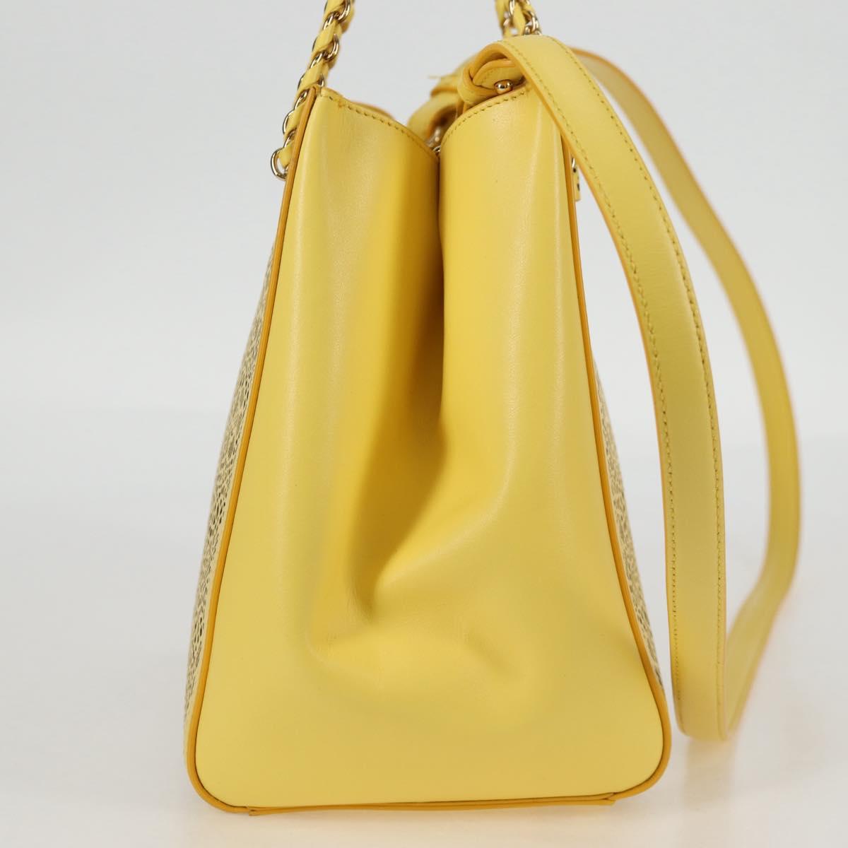 Salvatore Ferragamo Vara, Yellow, Leather, shoulder