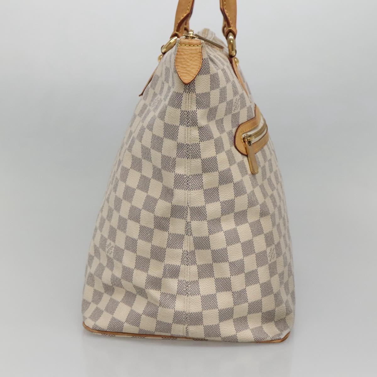 Louis Vuitton Saleya, White, Canvas, tote