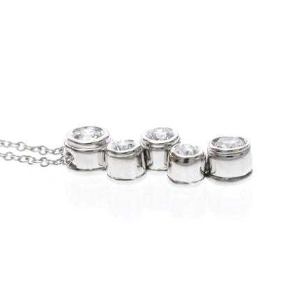 Tiffany & Co. Bubble Pendant, Silver, Platinum, Necklace